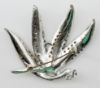 Picture of Vintage Silver and Clear Rhinestone Brooch