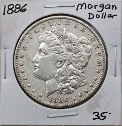 Picture of US Morgan Silver Dollar 1886