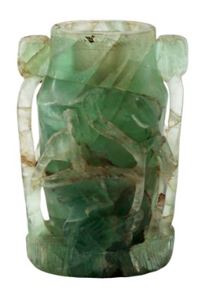 Picture of Antique Chinese Carved Fluorite Urn