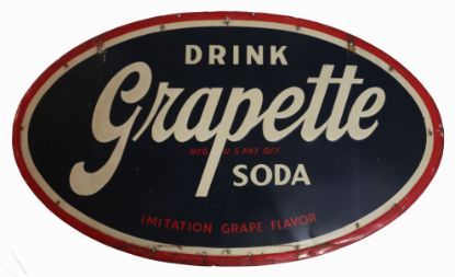 Picture of Vintage Grapette Advertising Sign